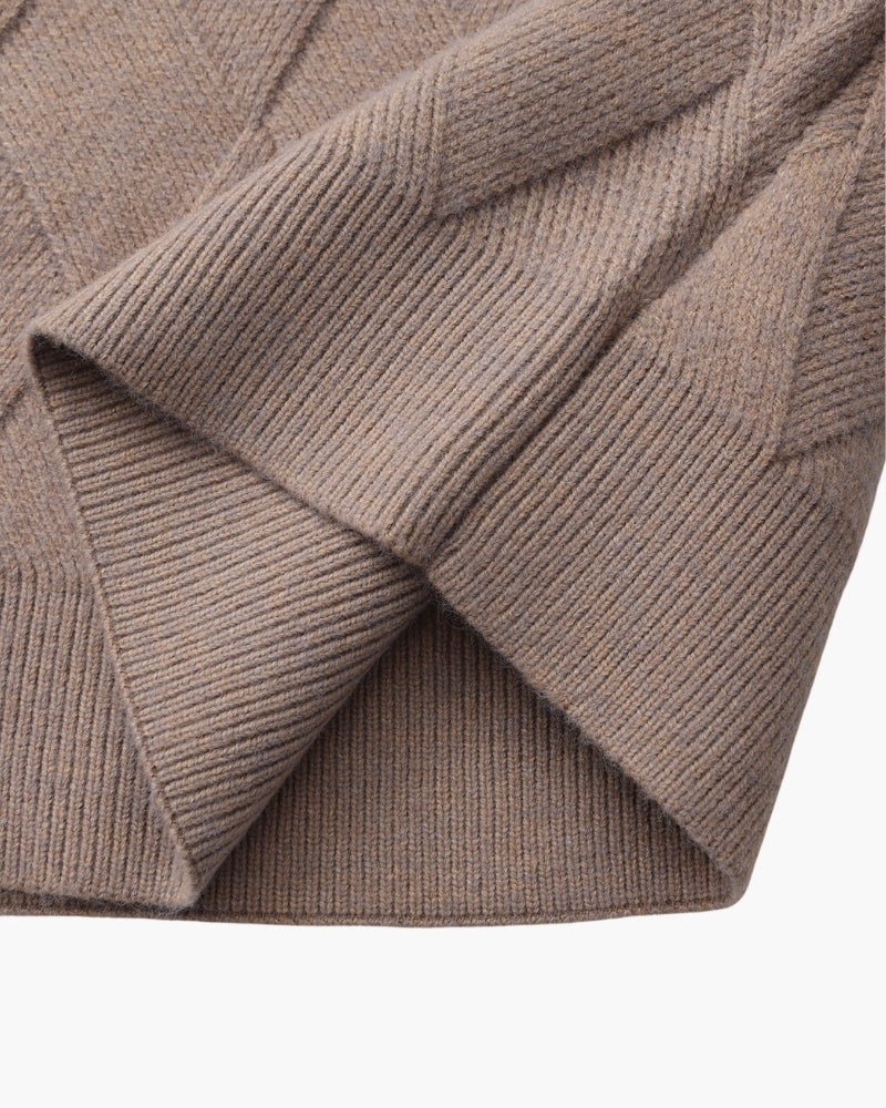 Diamond Knit Crewneck Jumper