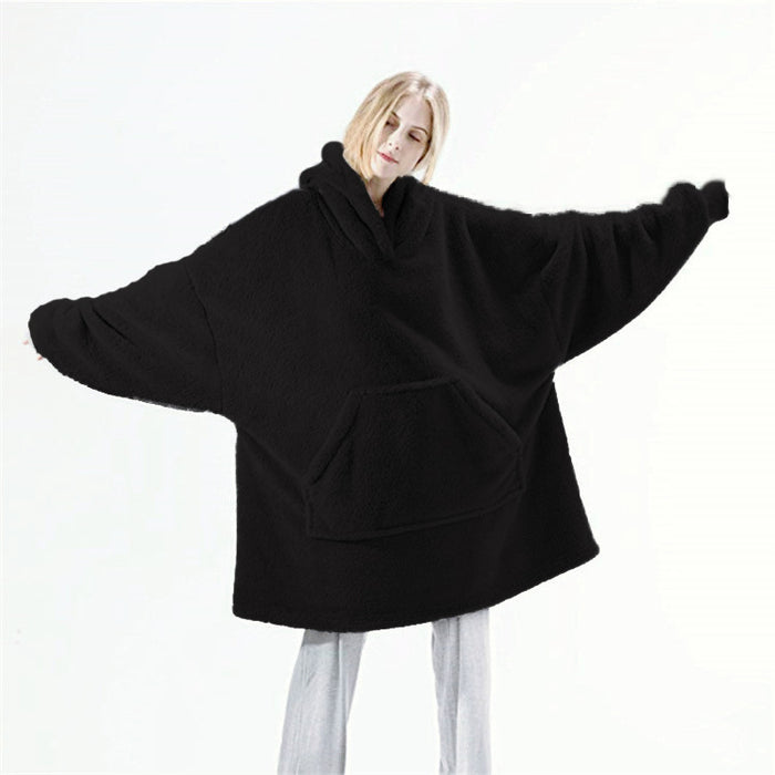 Poppy | Oversized blanket hoodie with a big front pocket