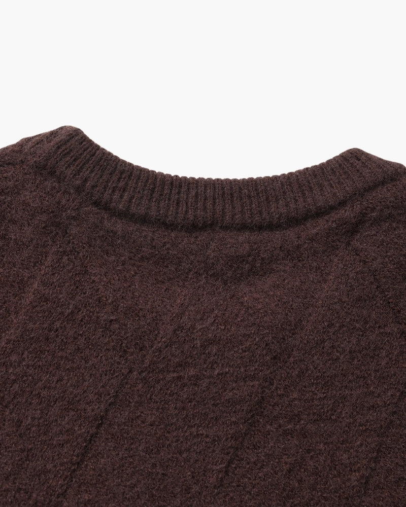 Diamond Knit Crewneck Jumper