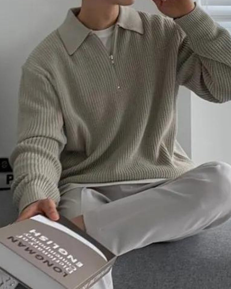 Cesare Half Zip Jumper