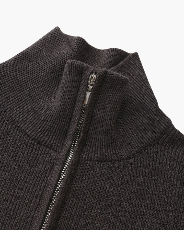 Refined Half-Zip Knit Pullover