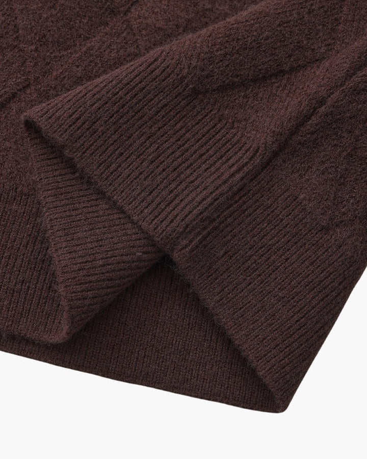 Diamond Knit Crewneck Jumper