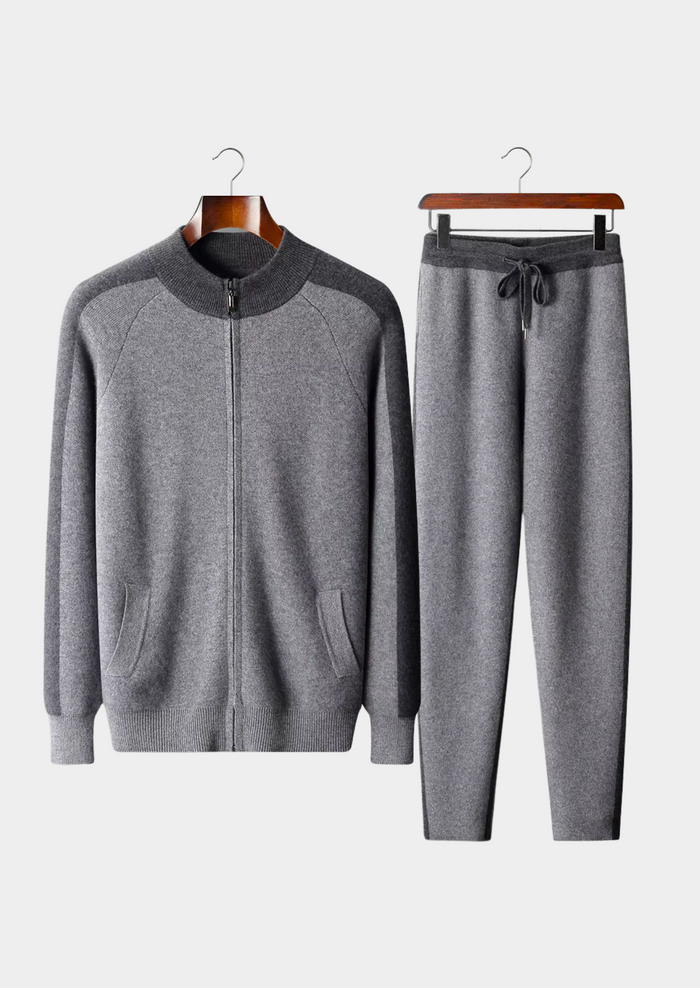 Men's Full-Zip Tracksuit with Raglan Sleeves