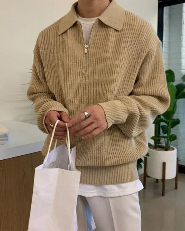 Cesare Half Zip Jumper
