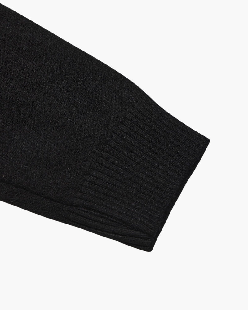 Essential Ribbed Mock Neck Jumper