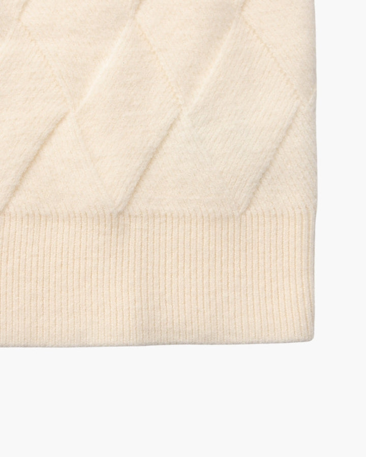 Diamond Knit Crewneck Jumper