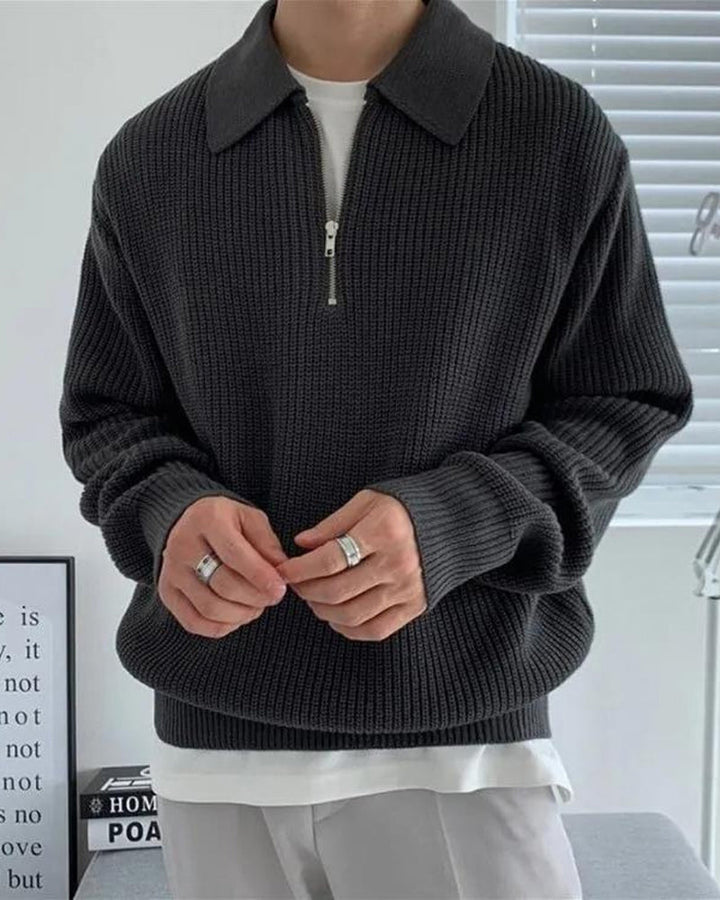 Cesare Half Zip Jumper