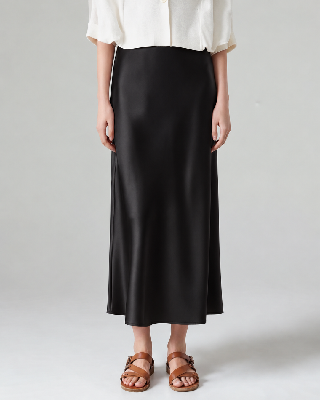 Old Money Silk Skirt