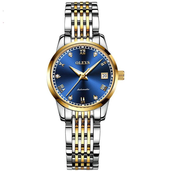 Women's Automatic Watch Two-Tone Bracelet Date Display