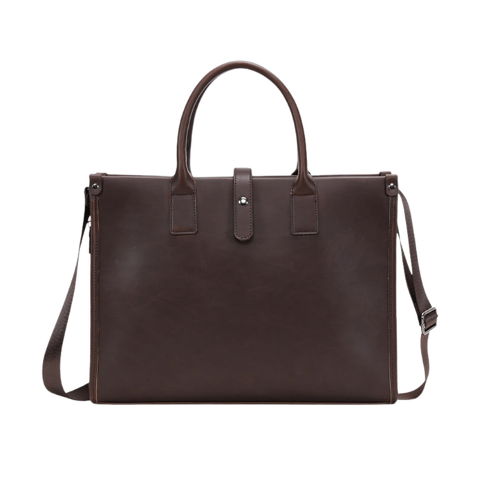 Leather Laptop Case with Adjustable Shoulder Strap