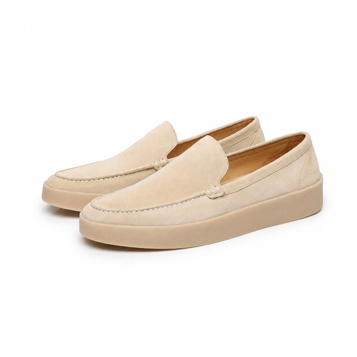 Women's Slip-On Loafers with Platform Sole